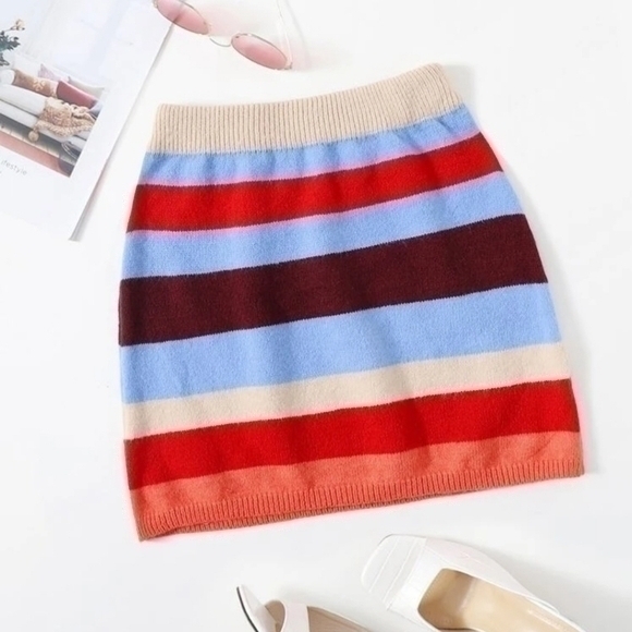 SHEIN KNIT SWEATER SKIRT SZ S 4 - Picture 1 of 3
